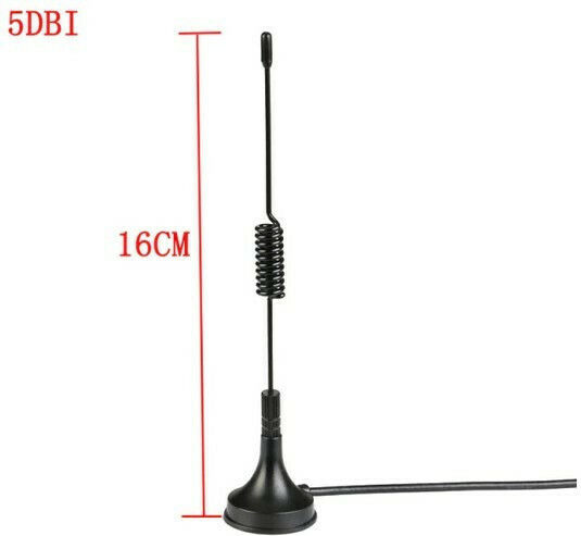 Waveshare 433MHZ High Gain Antenna with 3m Cable 5DBI SMA Connector