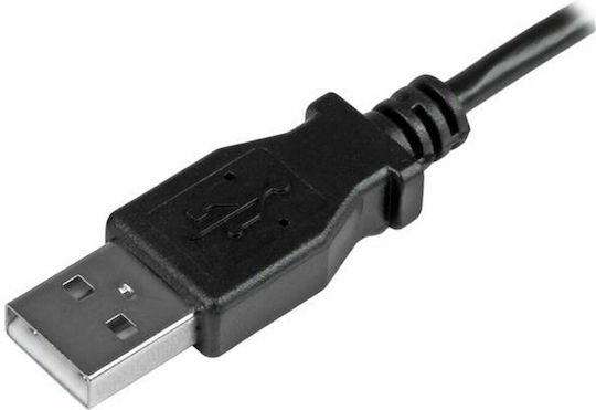 StarTech Angle (90°) USB 2.0 to micro USB Cable Μαύρο 0.5m (USBAUB50CMLA)