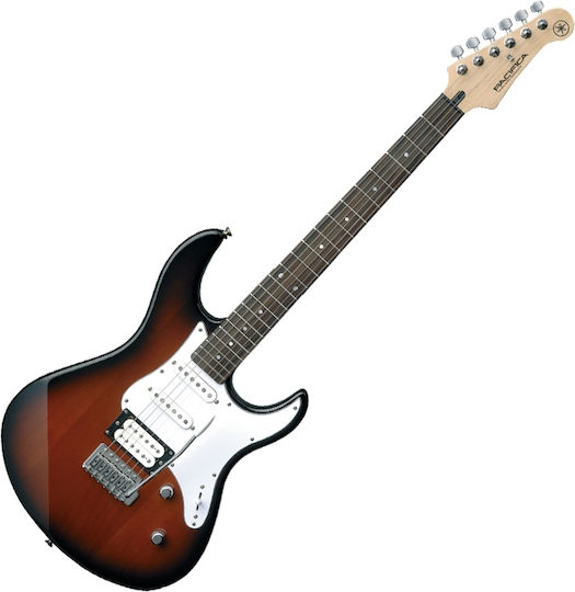 Yamaha Pacifica 112V Elektrische Gitarre Stratocaster mit HSS Tonabnehmerkonfiguration Old Violin Sunburst