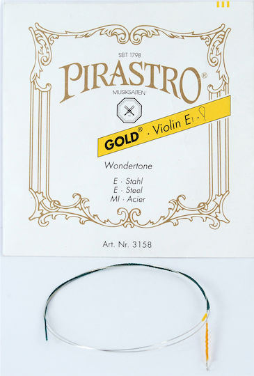 Pirastro Μονή Χορδή για Βιολί 4/4 Gold Violin 4/4 Medium E (Mi)
