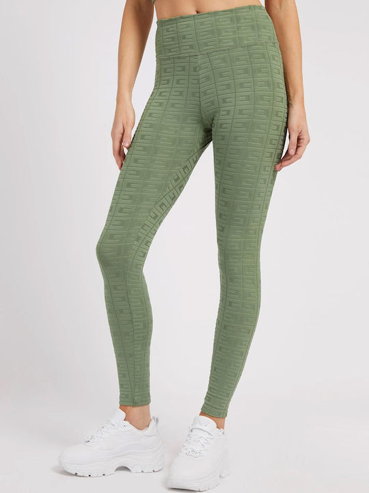 Women's Cropped Legging High Waisted Khaki