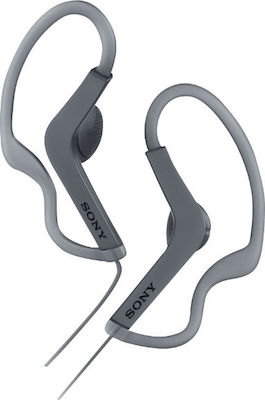 Sony Ακουστικά Ψείρες Earbuds MDR-AS210 Τύπου Ear Hook Μαύρα