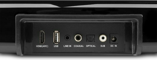 Audizio SB85 Soundbar 2.1 Bluetooth und HDMI 150W mit kabellosem Subwoofer und Fernbedienung Schwarz