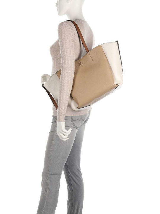 Freya Women's Leather Shopper Shoulder Bag Set Tabac Brown