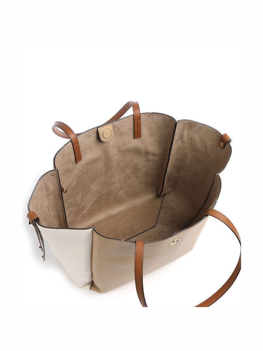 Freya Women's Leather Shopper Shoulder Bag Set Tabac Brown