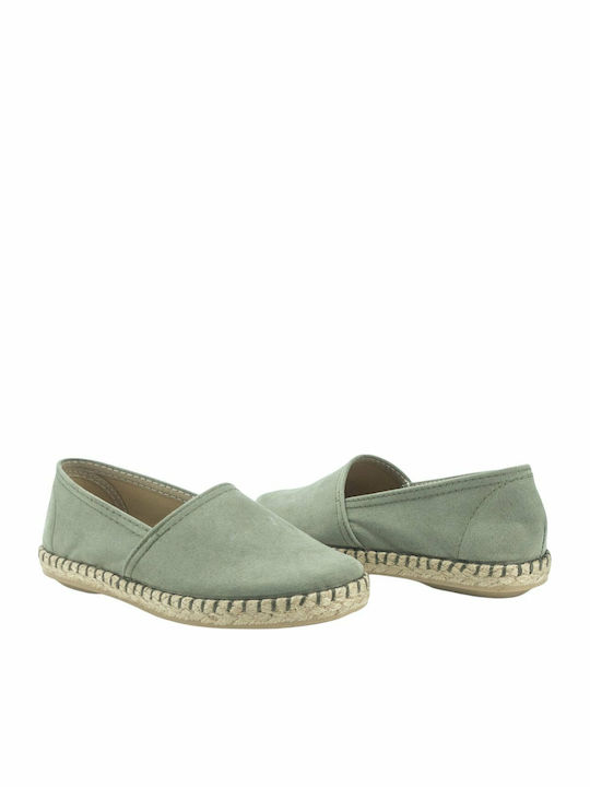Women's Fabric Espadrilles Khaki