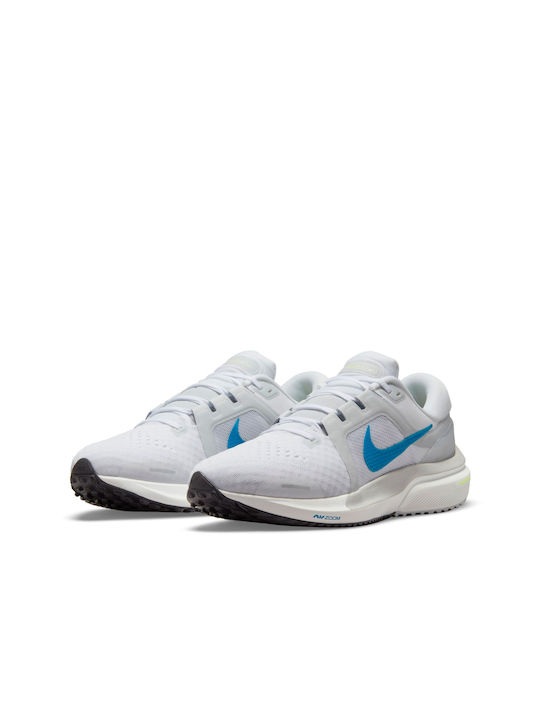Nike Air Zoom Vomero 16 Ανδρικά Αθλητικά Παπούτσια Running White / Pure Platinum / Lime Glow