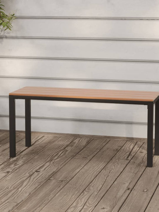 Bench Outdoor Wooden 110x39x45cm
