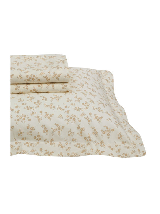 Das Home Sheet for Single Bed 170x260cm. 7206 Beige