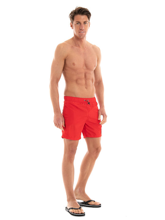 Karl Lagerfeld Herren Badebekleidung Shorts Rot