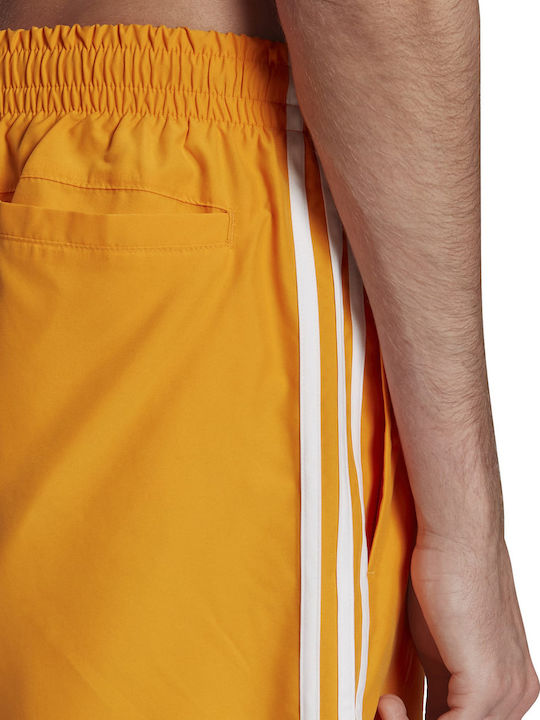 Adicolor Classics 3-Stripes Costume De Baie Bărbați Pantaloni Scurți Portocalii