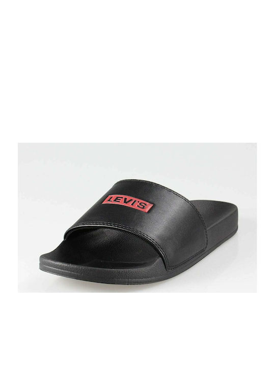 Levi's Men's Slides Black Regular Fit