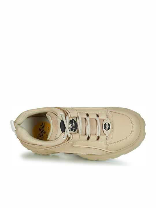 London Damen Chunky Sneakers Beige