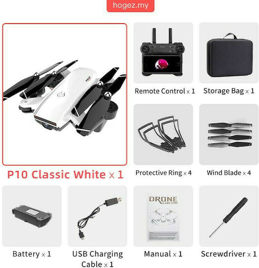 Phip P10 Dual Camera Дрон 2.4 GHz с 4K Камера и Контролер