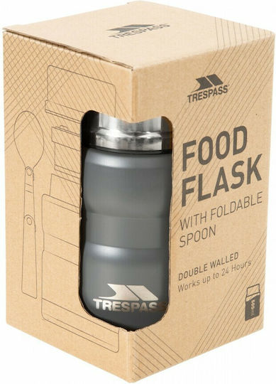 Trespass Scran Bottle Thermos Stainless Steel 500ml Gray