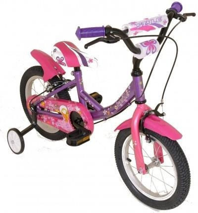 Style Mascot 14" Kids Bicycle BMX (2022) Purple