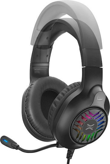Noxo Skyhorn Over Ear Gaming Headset με σύνδεση 2x3.5mm / USB