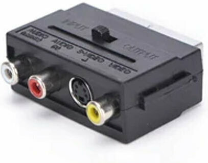 Tipa Converter Scart Male to RCA / S-Video Female 1 Piece