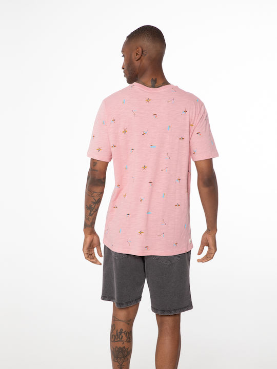 Protest Men's Short Sleeve T-shirt Pink