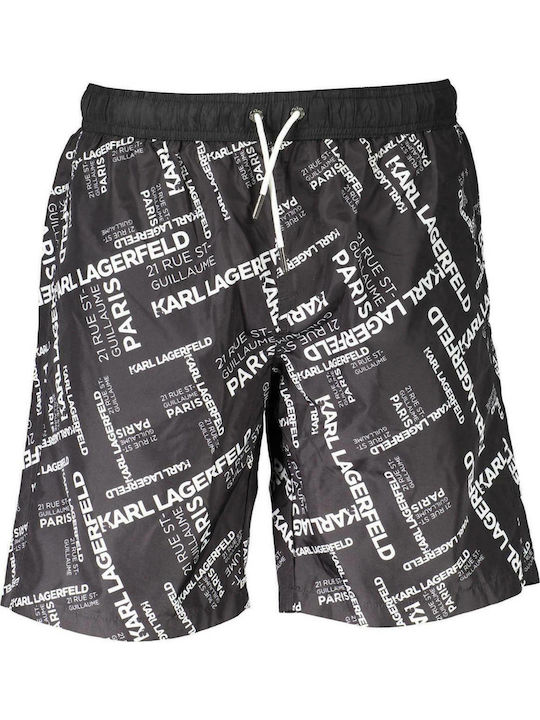 Men's Swimwear Shorts Black with Patterns