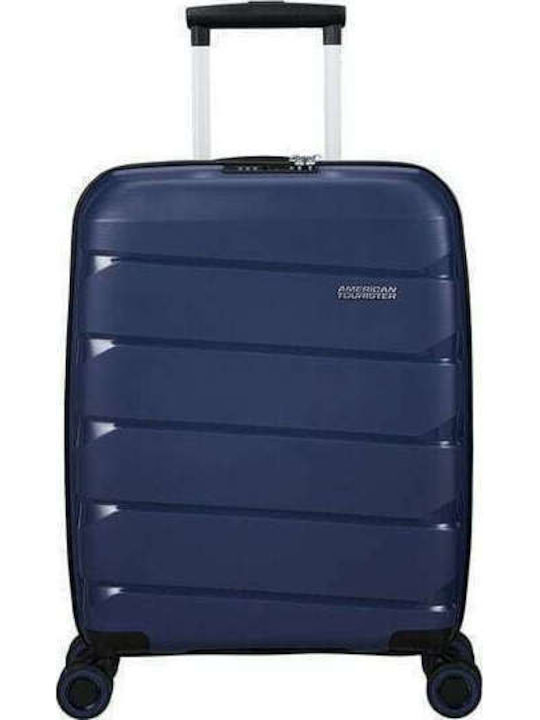 American Tourister Air Move Spinner Cabin Travel Suitcase Hard Blue with 4 Wheels Height 55cm 139254-1552