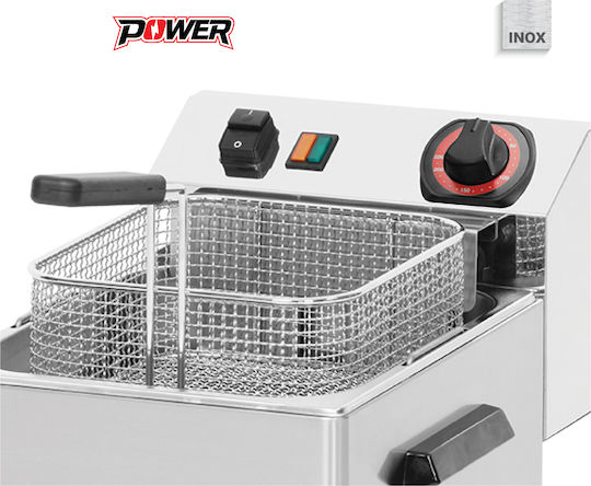 RM Gastro Electric Fryer 6kW Capacity 8lt 27x42x30cm FE 07 Τ