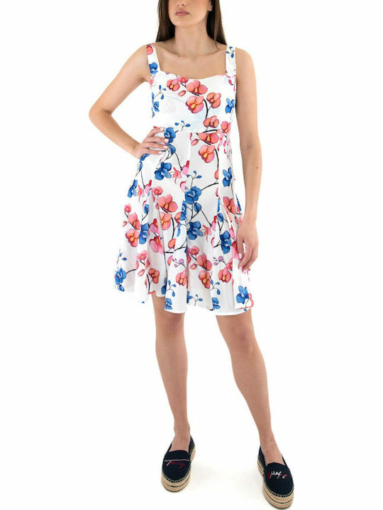 Sommer Mini Kleid Weiß