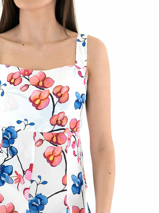 Sommer Mini Kleid Weiß