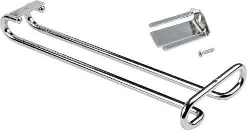 Emuca Metallic Mounted Glass Holder Rack with Length 28cm