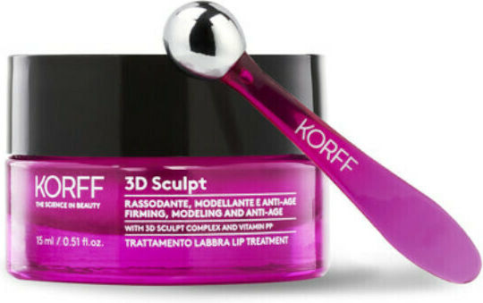 Korff Treatment Firming Modeling Anti Age Αντιγηραντική Κρέμα Χειλιών με Νιασιναμίδη 15ml