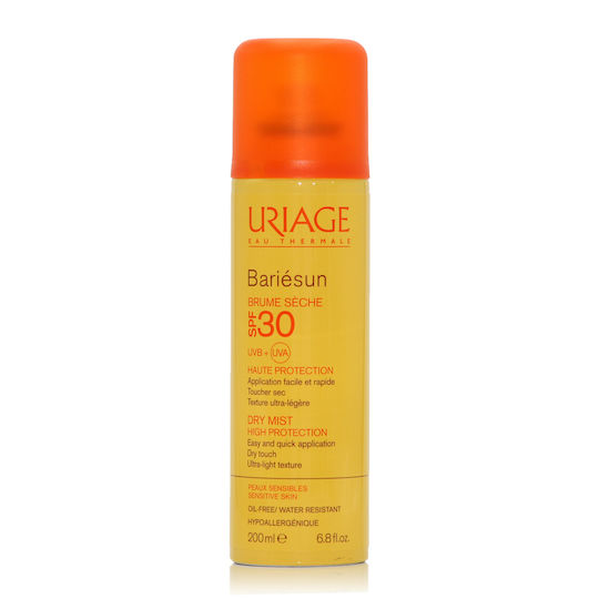 Uriage Bariesun Dry Mist de Protecție Solară Waterproof pentru Față și Corp SPF30 200ml