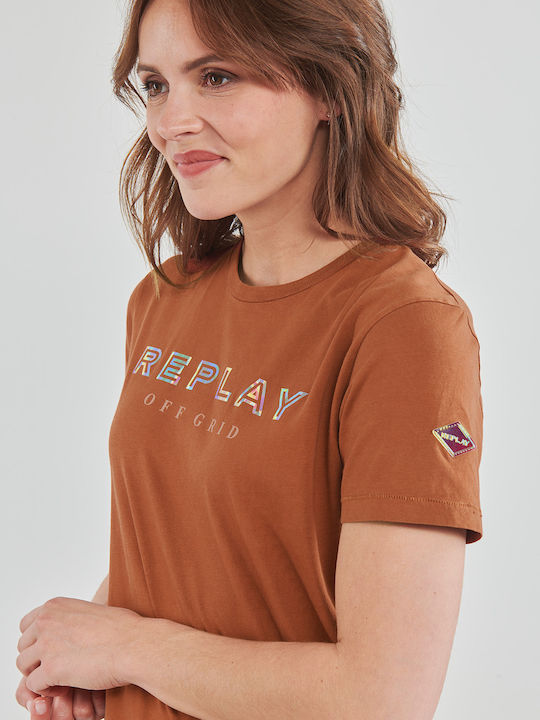 Damen T-Shirt Orange