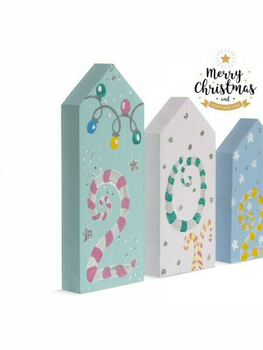 Parisis Christmas Wooden Figure Sign Length 17.5cm 2022