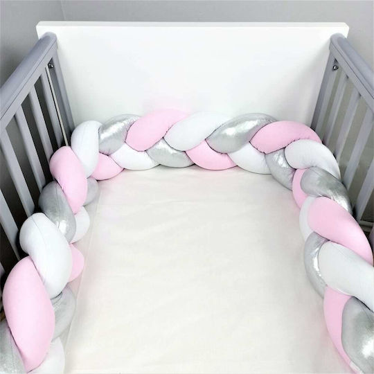 Baby Star Πάντα Πλεξούδα Εσωτερική Ροζ 19x210cm
