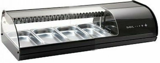 Sayl Barcelona Freezing Showcase Tabletop with Capacity 4x1/3 GN 108.5x39.5x24.5cm VS4