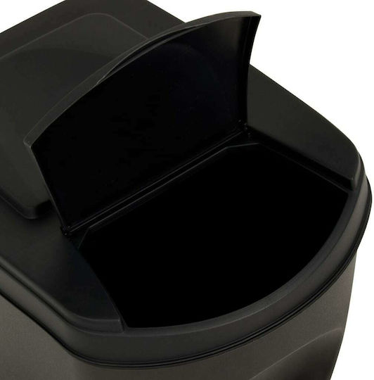 vidaXL Πλαστικός Κάδος Απορριμμάτων 3x25lt Μαύρος
