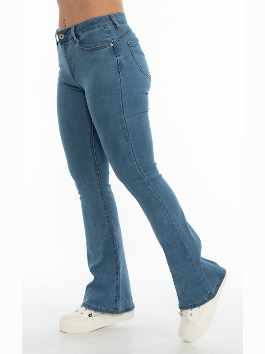 JEANS JEANS ELLASTIKO BELL-075-JEANS