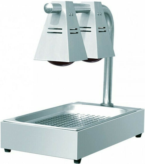 Ventus Heating Buffet Lamp for Buffet with Power 500W and Dimensions 33x58x60cm