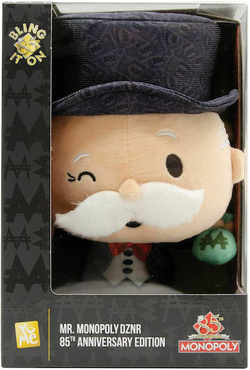 YuMe Toys Λούτρινο Mr. Monopoly 85th Anniversary Edition 19 εκ.