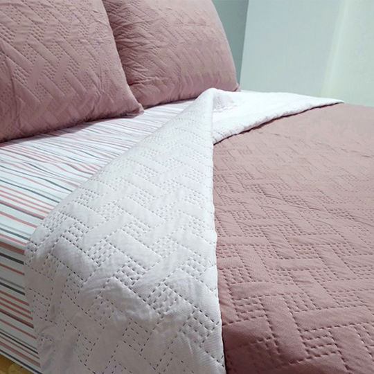 Joli Bettdecke Hotel Einzeln L240xW160cm. Rosa