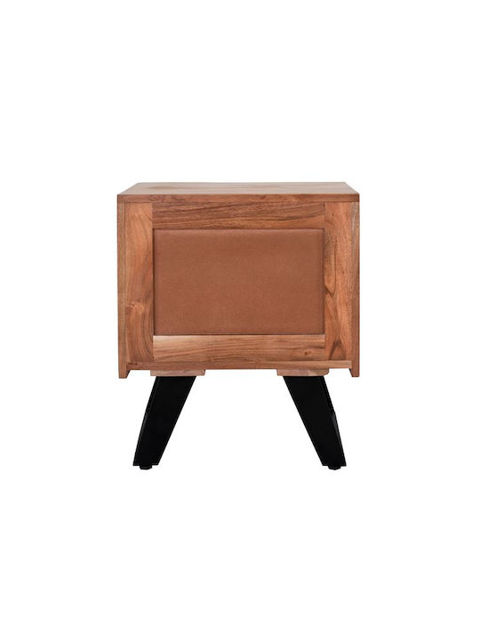 Nachttisch Alicia Metall Acacia 45x35x56cm