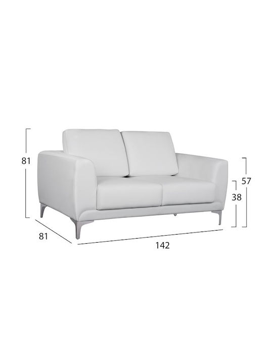 Σετ Σαλονιού 3-Seater & 2-Seater White