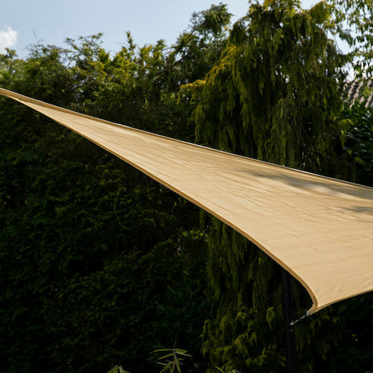 Showood Triangle Shade Sail Brown 5m 230gr/m²