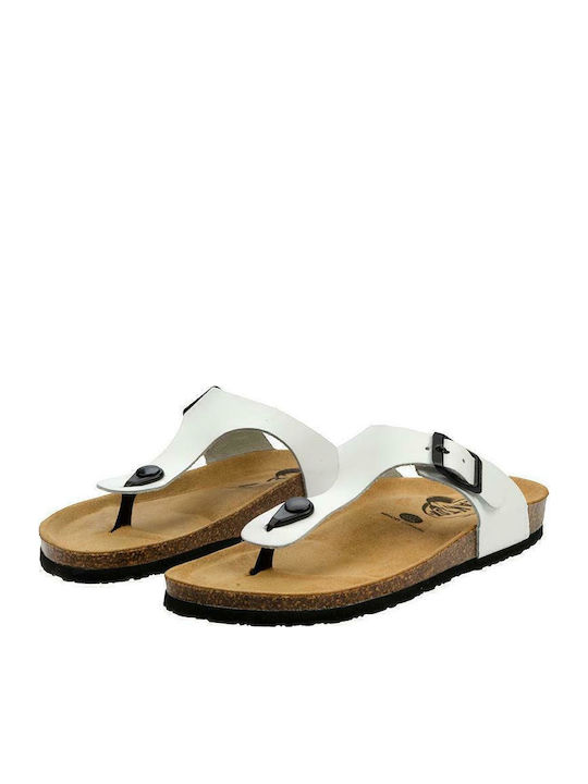 Bolero Leather Women's Flat Sandals Anatomic Rust White