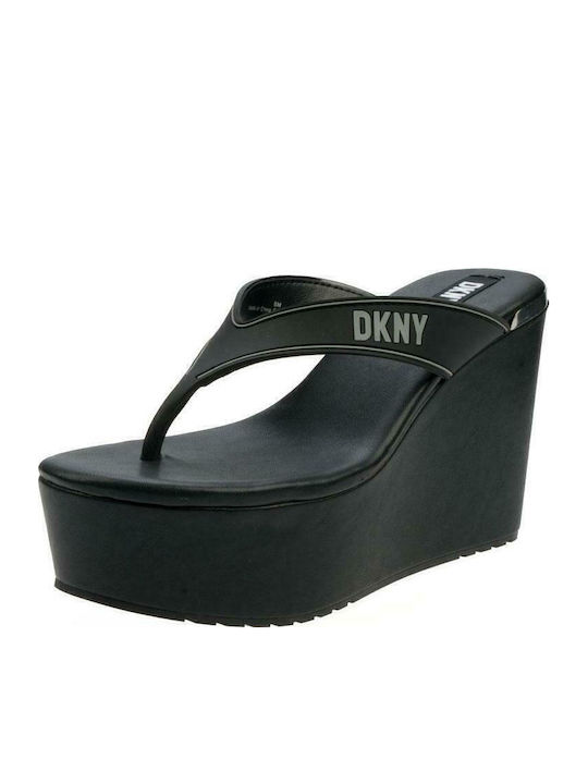 DKNY Trina Black Platforms