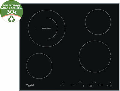 Whirlpool AKT 8601 IX Autonomous Cooktop with Ceramic Burners and Locking Function 59x51cm