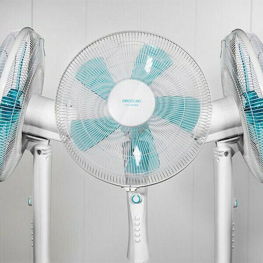 Cecotec Forcesilence 520 Power Ανεμιστήρας Ορθοστάτης 50W Διαμέτρου 40cm Λευκός