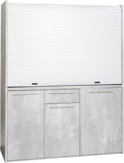 Silver ΚΣ160 Πολυκουζινάκι με Αριστερή Γούρνα 160x65x209cm Γκρι