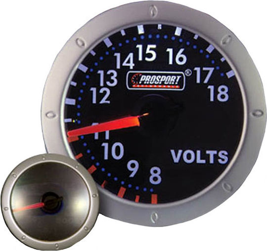 Prosport Diamond Series Αναλογικό Βολτόμετρο Αυτοκινήτου 52mm