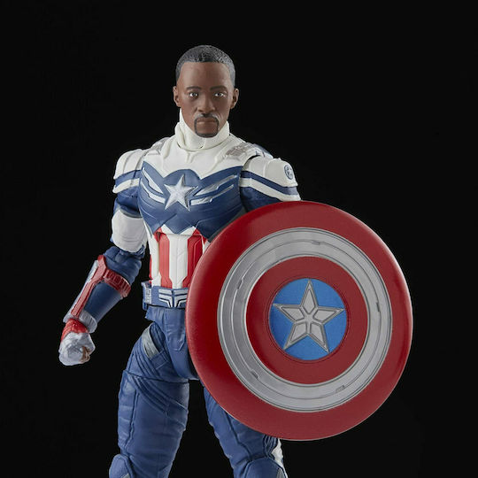 Action Figure Sam Wilson & Steve Rogers Marvel Avengers Captain America for 4+ years old Years 15cm.